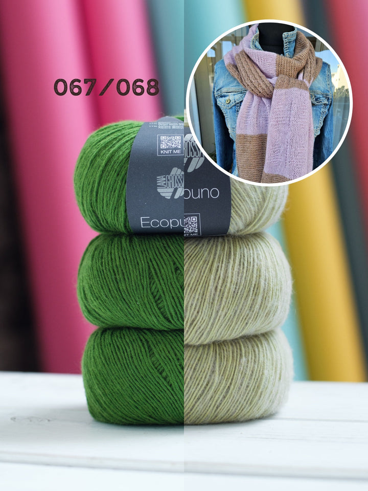 Strickpaket Lizas Cashmere Scarf - Ecopuno