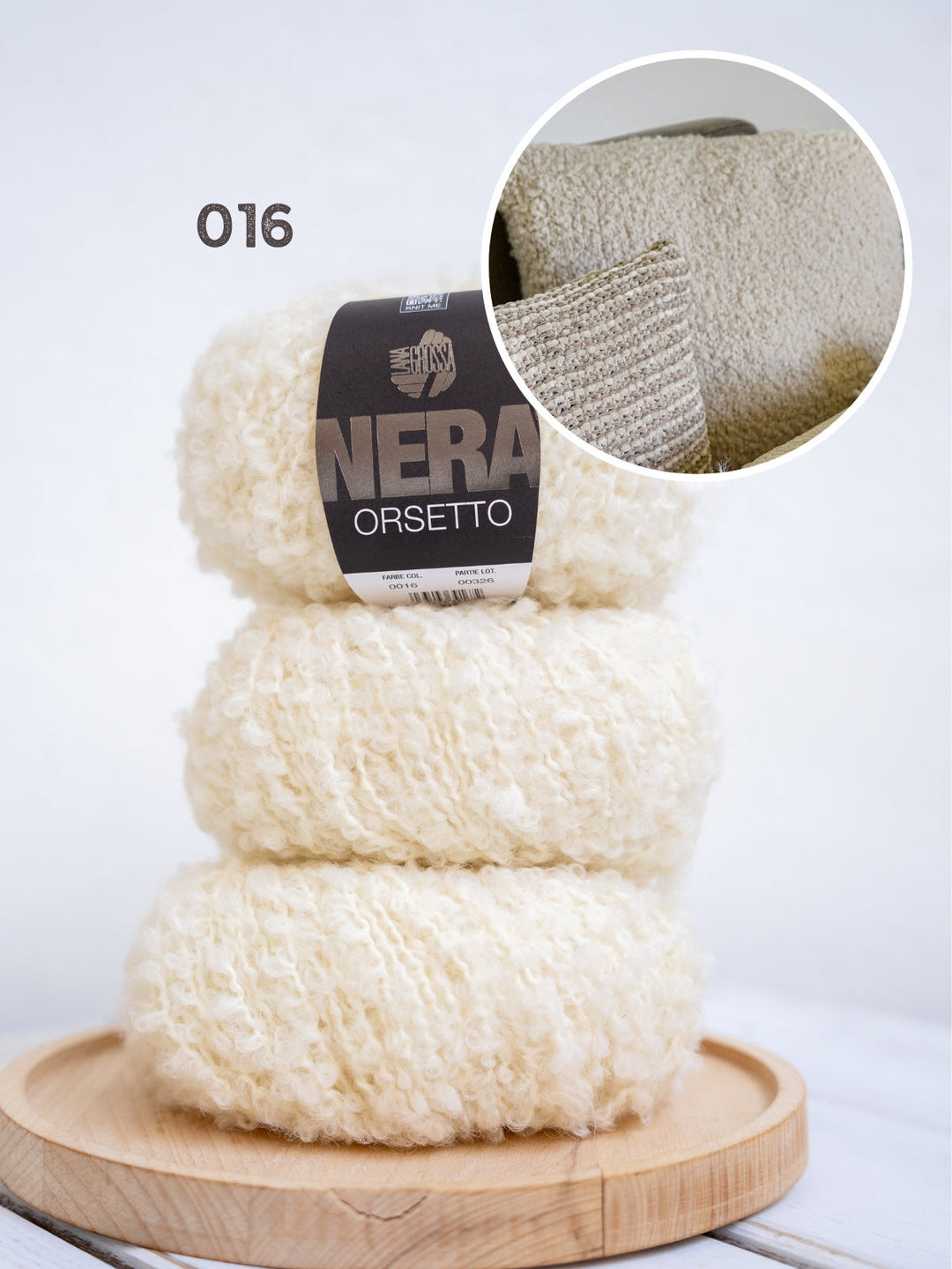 Strickpaket Orsetto Kissenhüllen