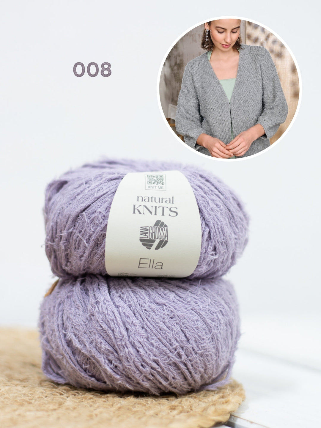 Strickpaket Ella offene Jacke