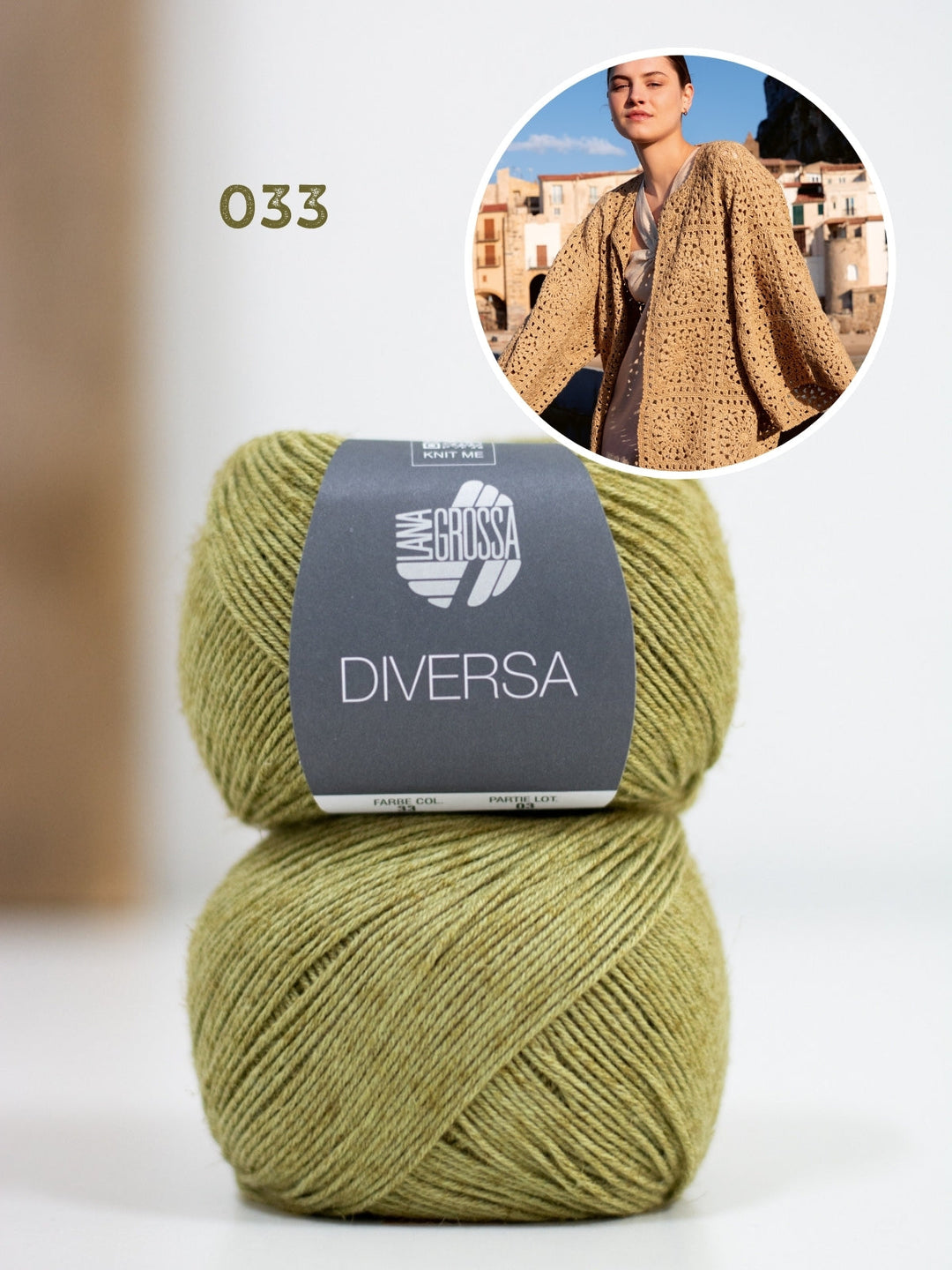 Häkelpaket Diversa Granny Cardigan
