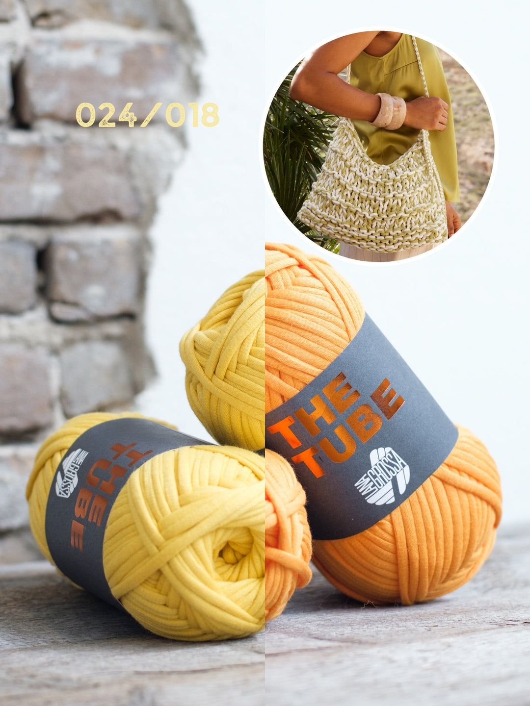 Strickpaket The Tube Tasche