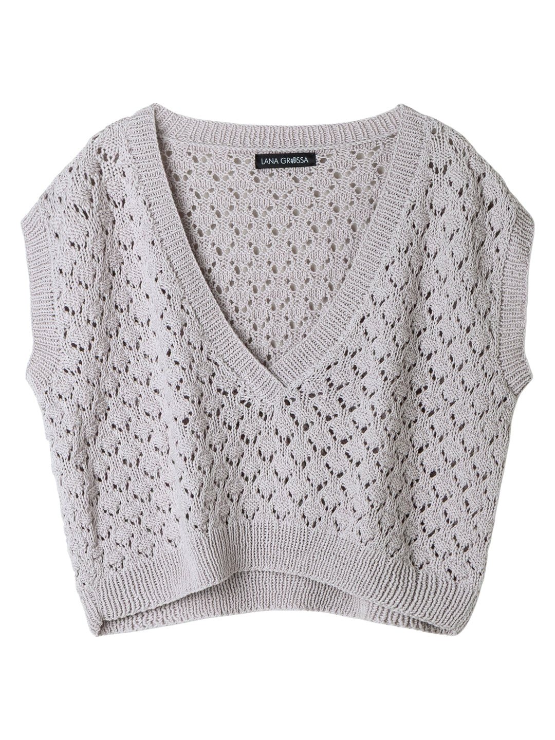 Strickpaket Elastico Pullunder mit V-Ausschnitt