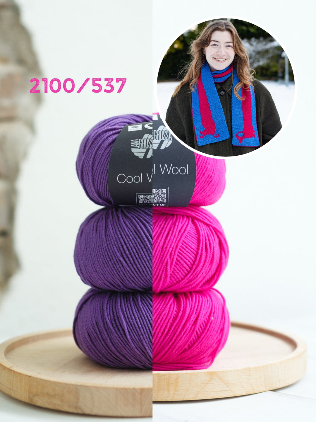 Strickpaket Sausage Dog Scarf - Englischsprachig - Devout Hand