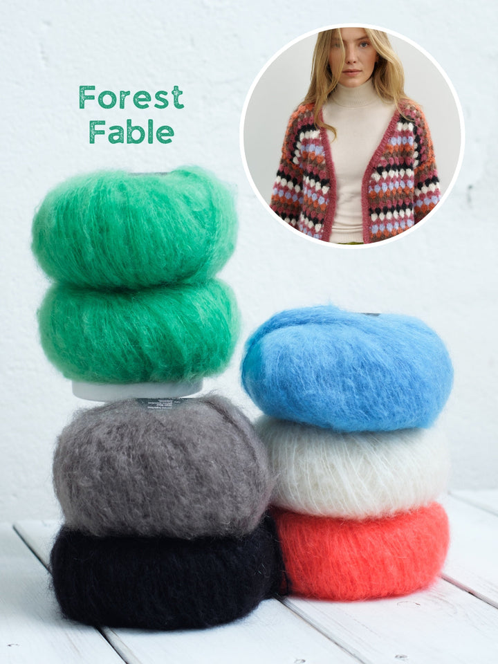 Häkelpaket Mohair Moda Granny Jacke