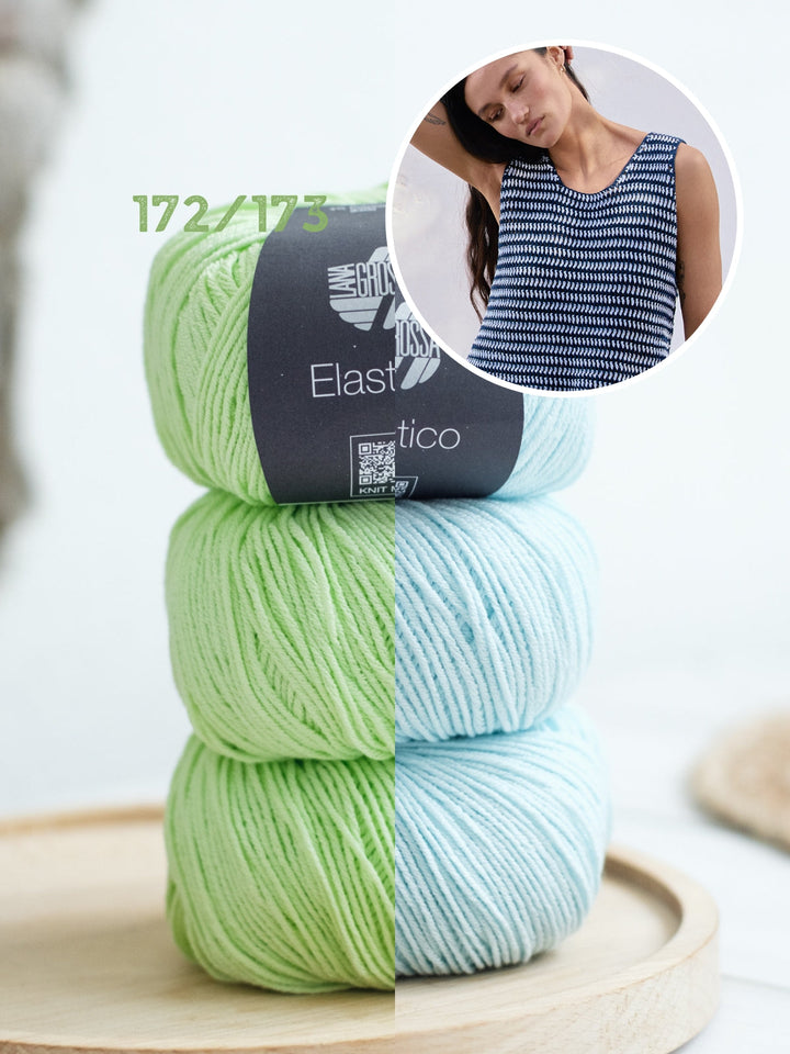 Häkelpaket Elastico Streifen-Top