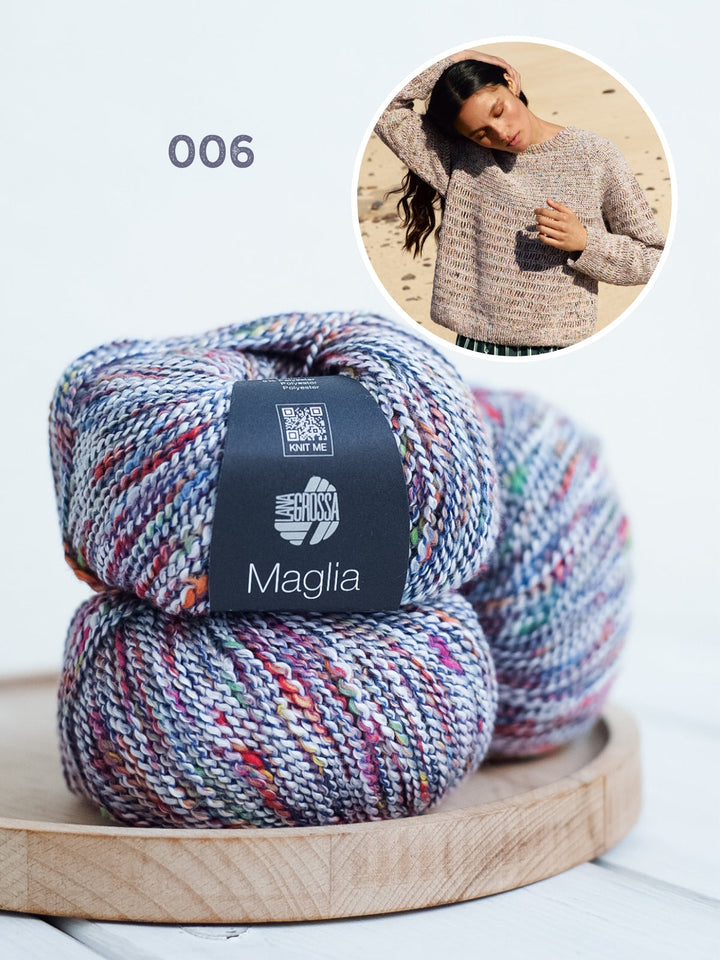 Häkelpaket Maglia Raglanpullover