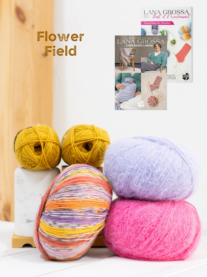 Strickpaket farbenfrohe Socken