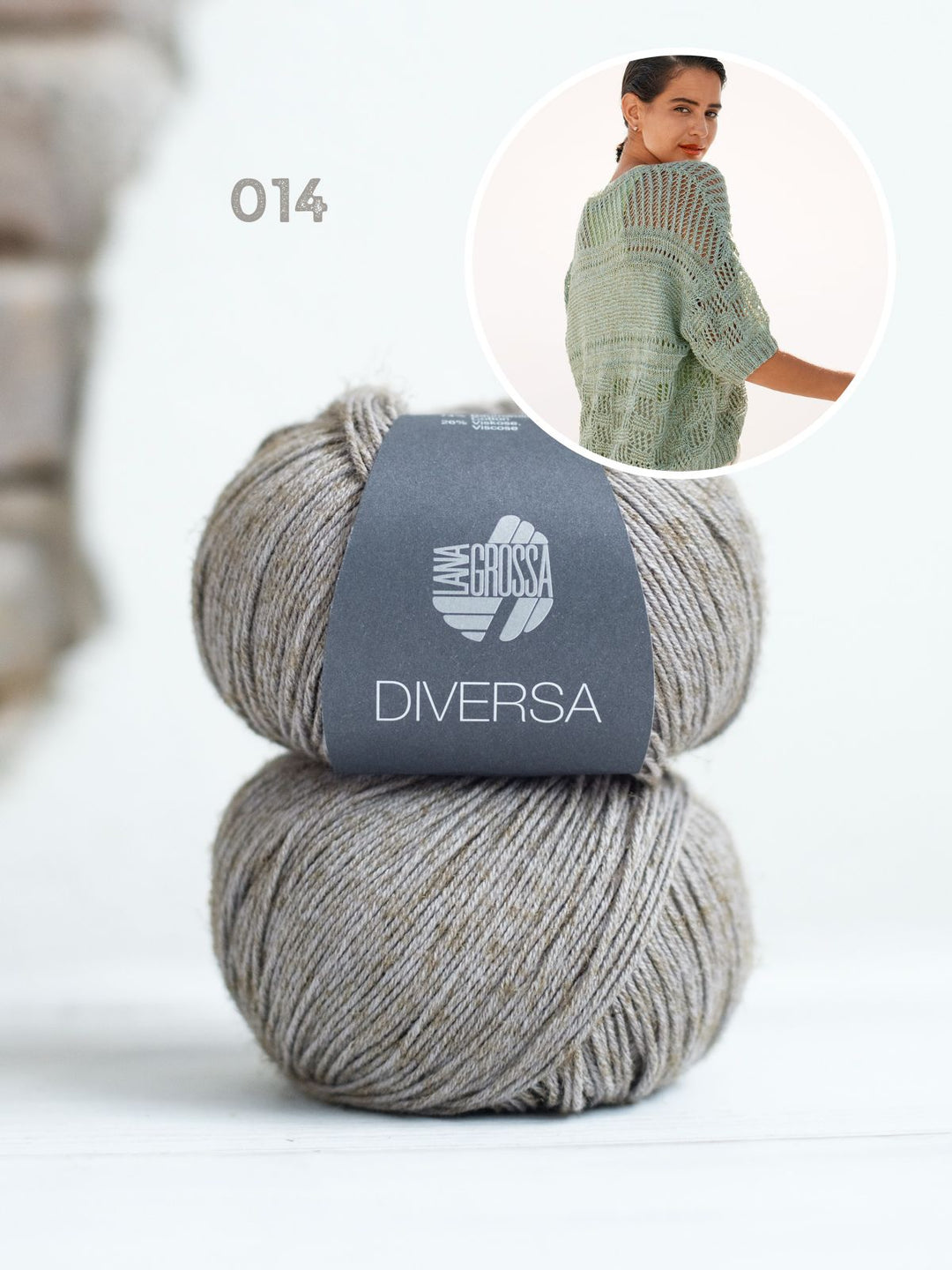 Strickpaket Diversa Jacke im Mustermix