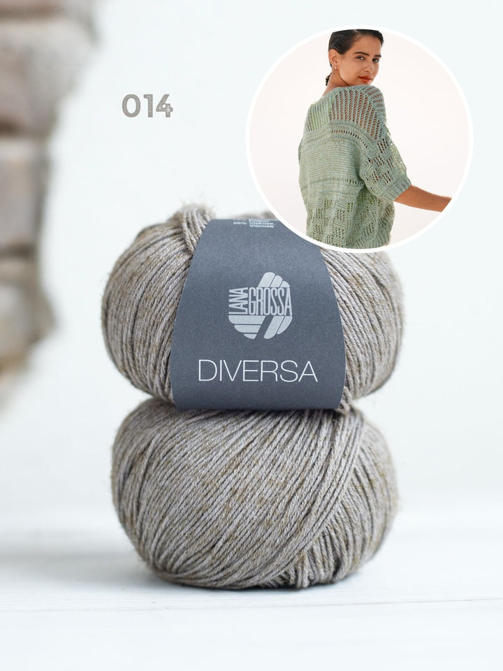 Strickpaket Diversa Jacke im Mustermix