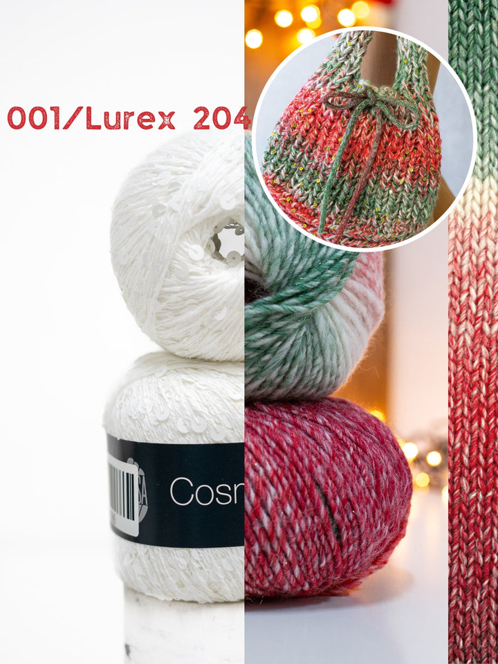 Strickpaket Christmas Edition Big Cosmo Tasche