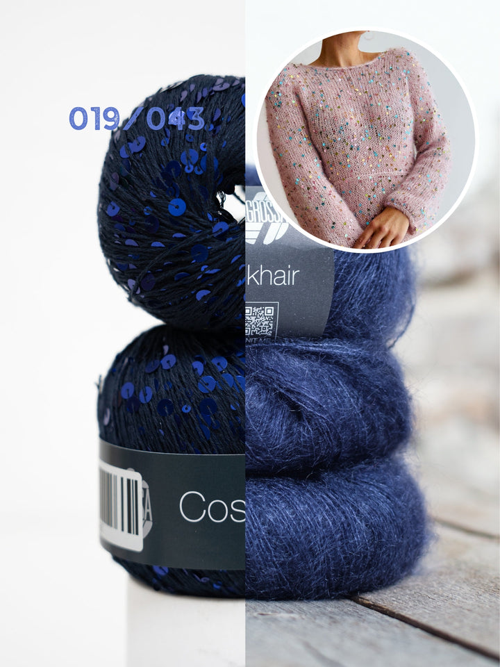 Strickpaket Camille Dress - Kolibri by Johanna