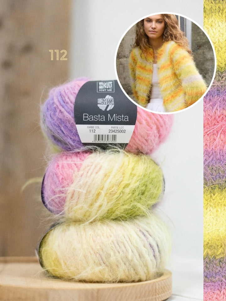 Strickpaket Basta Mista Raglanjacke