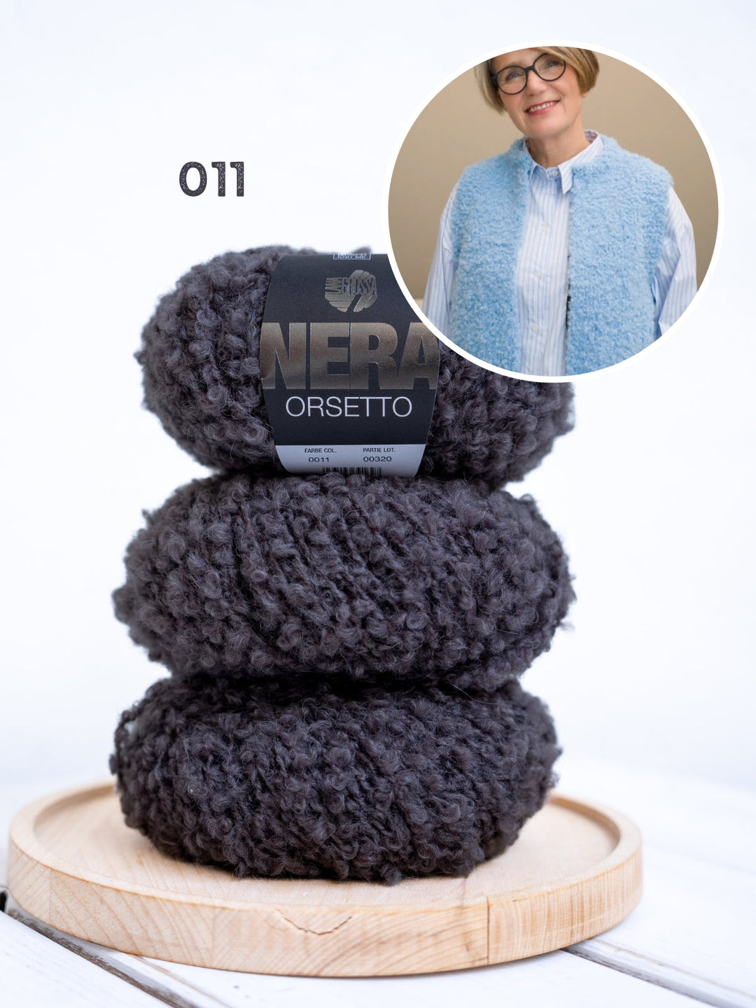 Strickpaket Mae Weste - Orsetto - Tanja Steinbach