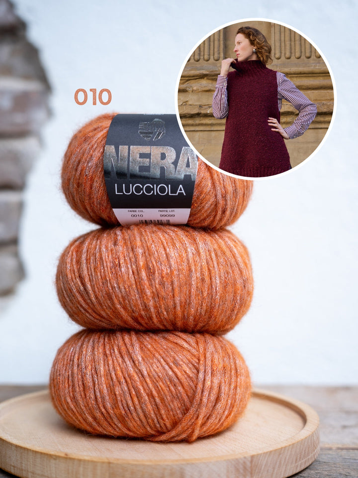 Strickpaket Lucciola langer Pullunder