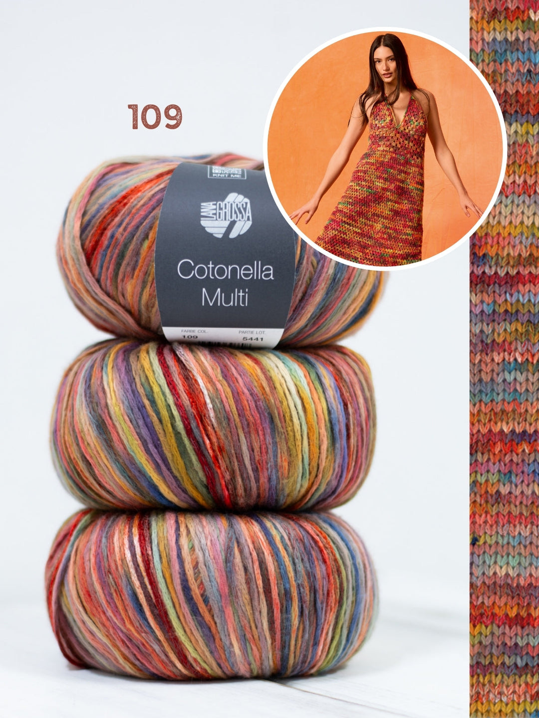 Häkelpaket Cotonella Multi Kleid