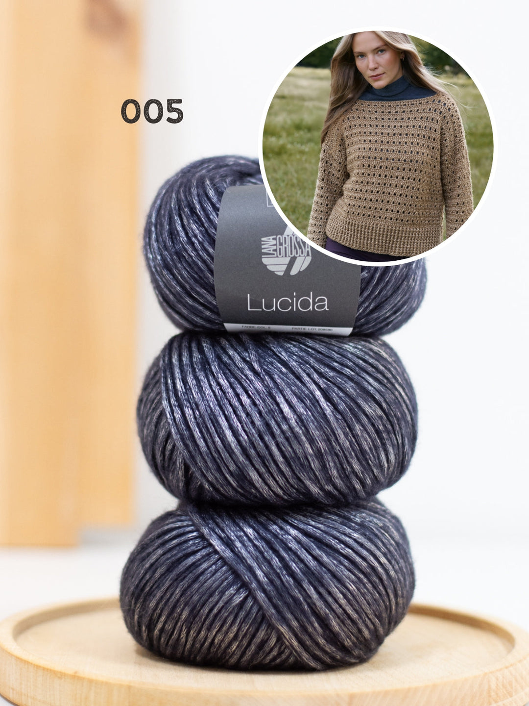 Häkelpaket Lucida Pullover