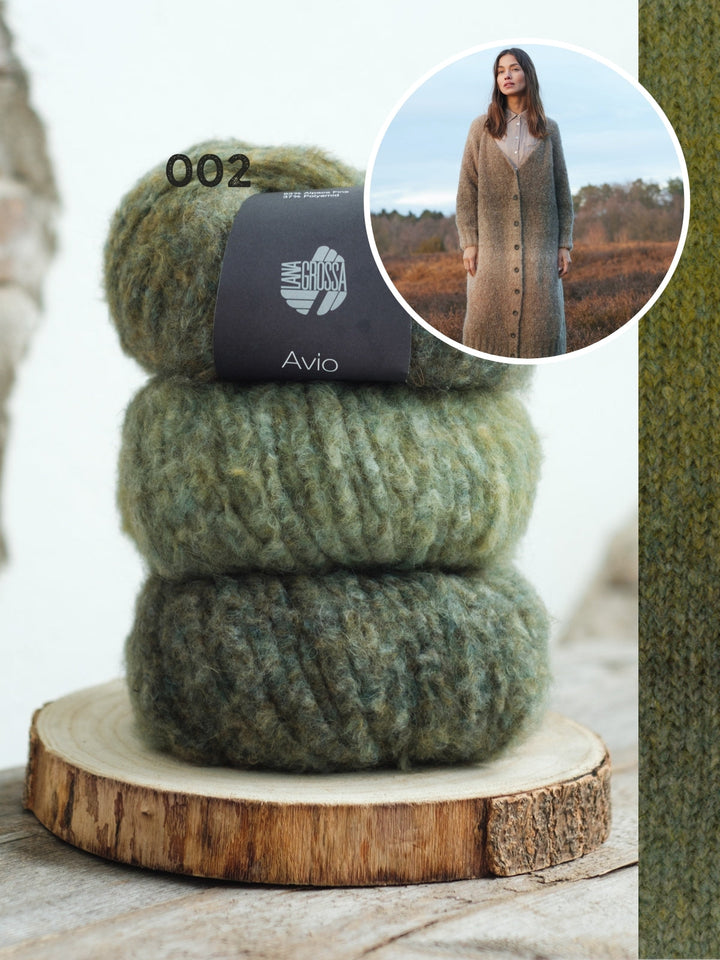 Strickpaket Avio Raglan Mantel