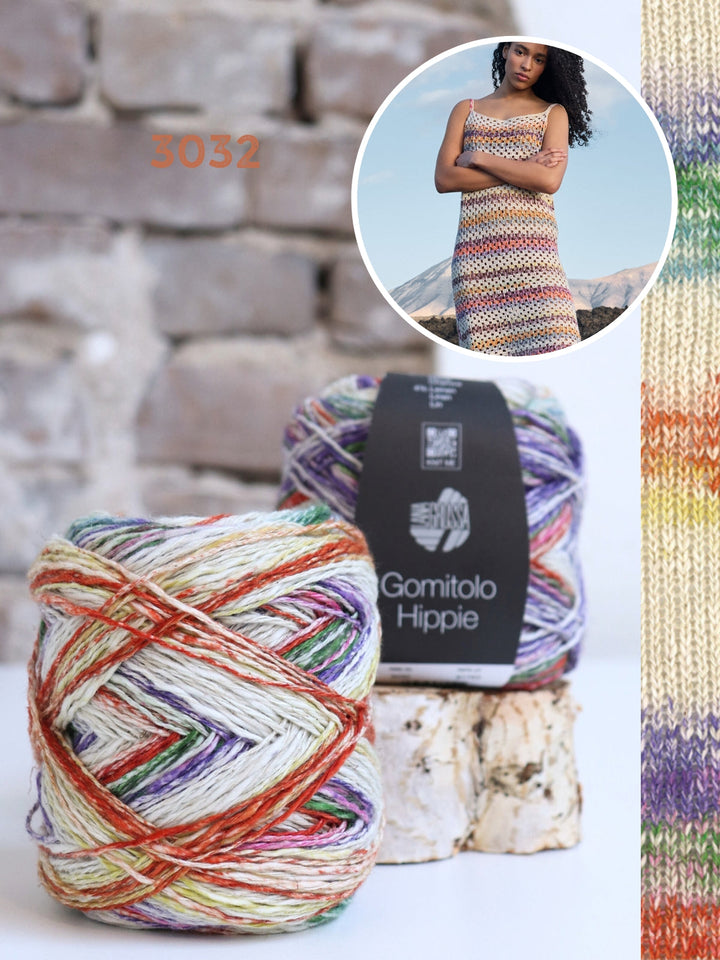 Häkelpaket Gomitolo Hippie Kleid