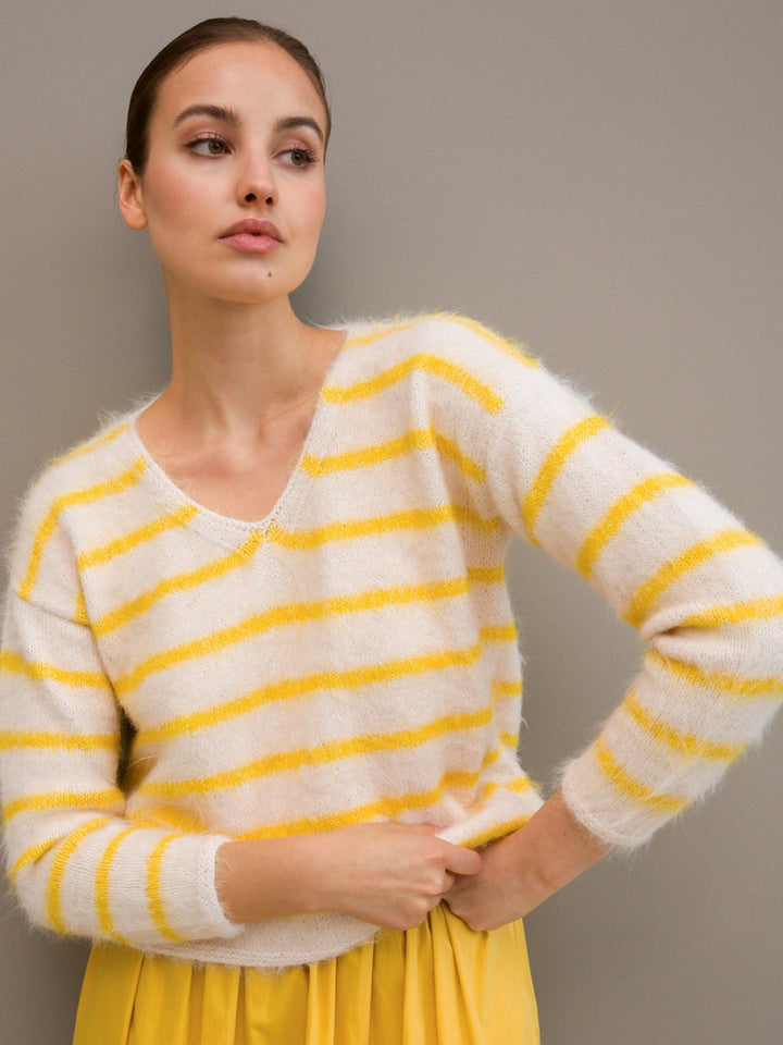 Strickpaket Finito Streifenpullover