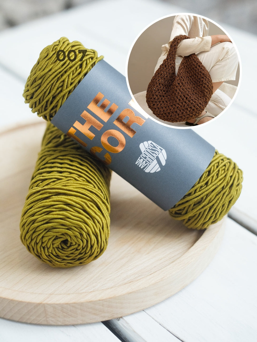 Häkelpaket The Core runder Shopper