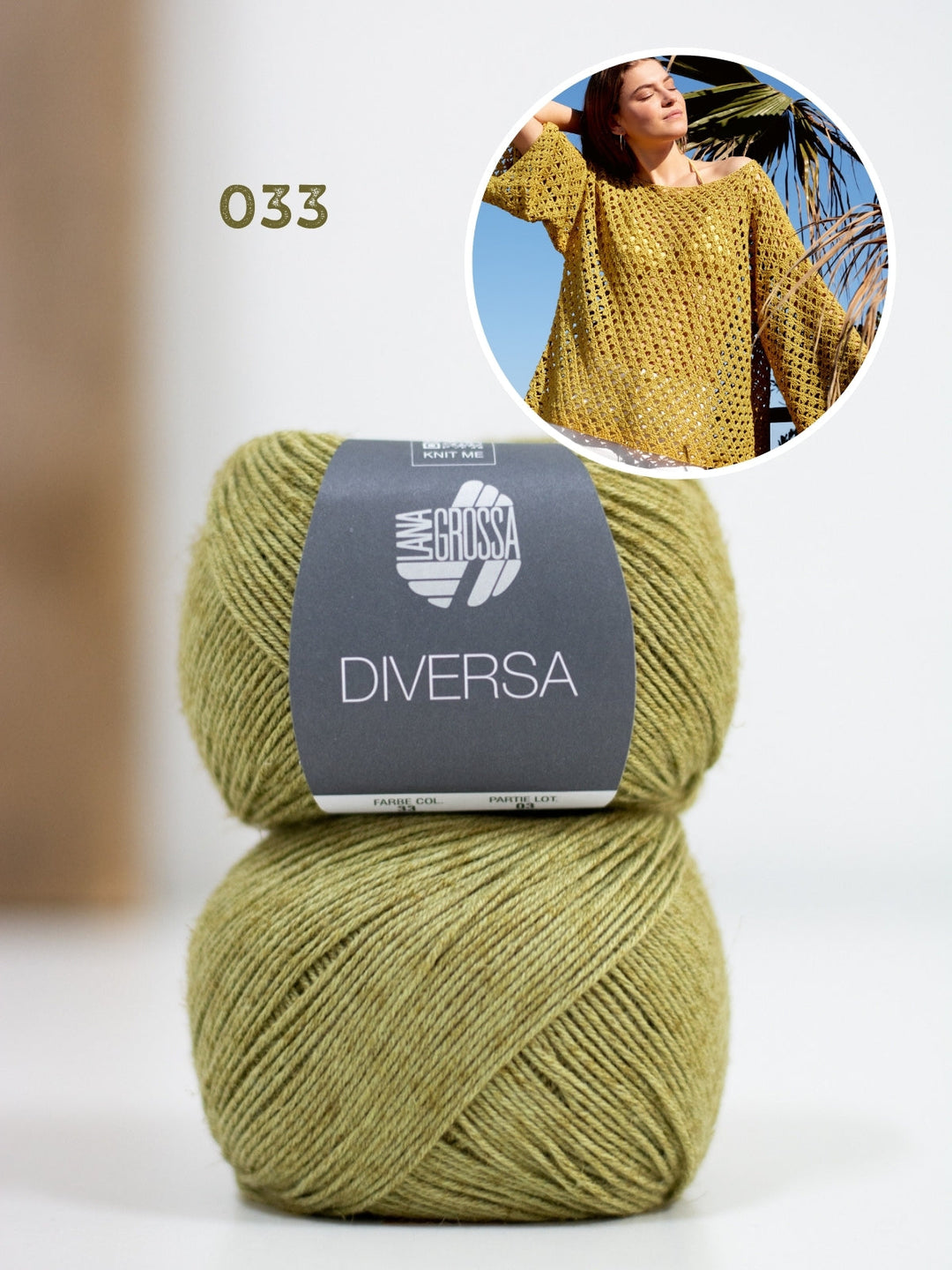 Häkelpaket Diversa Pullover im Stäbchen-Lochmuster