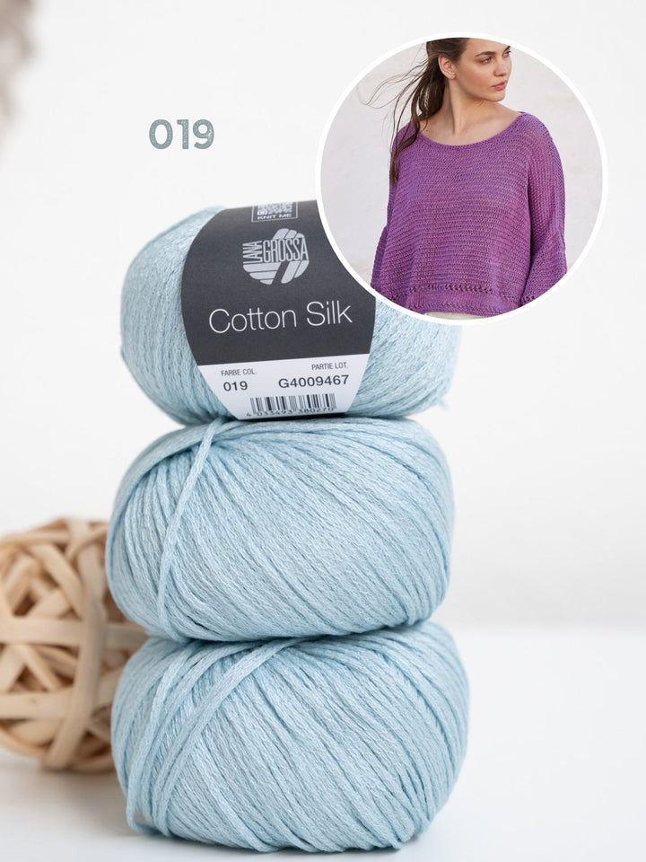 Strickpaket Cotton Silk Shirt