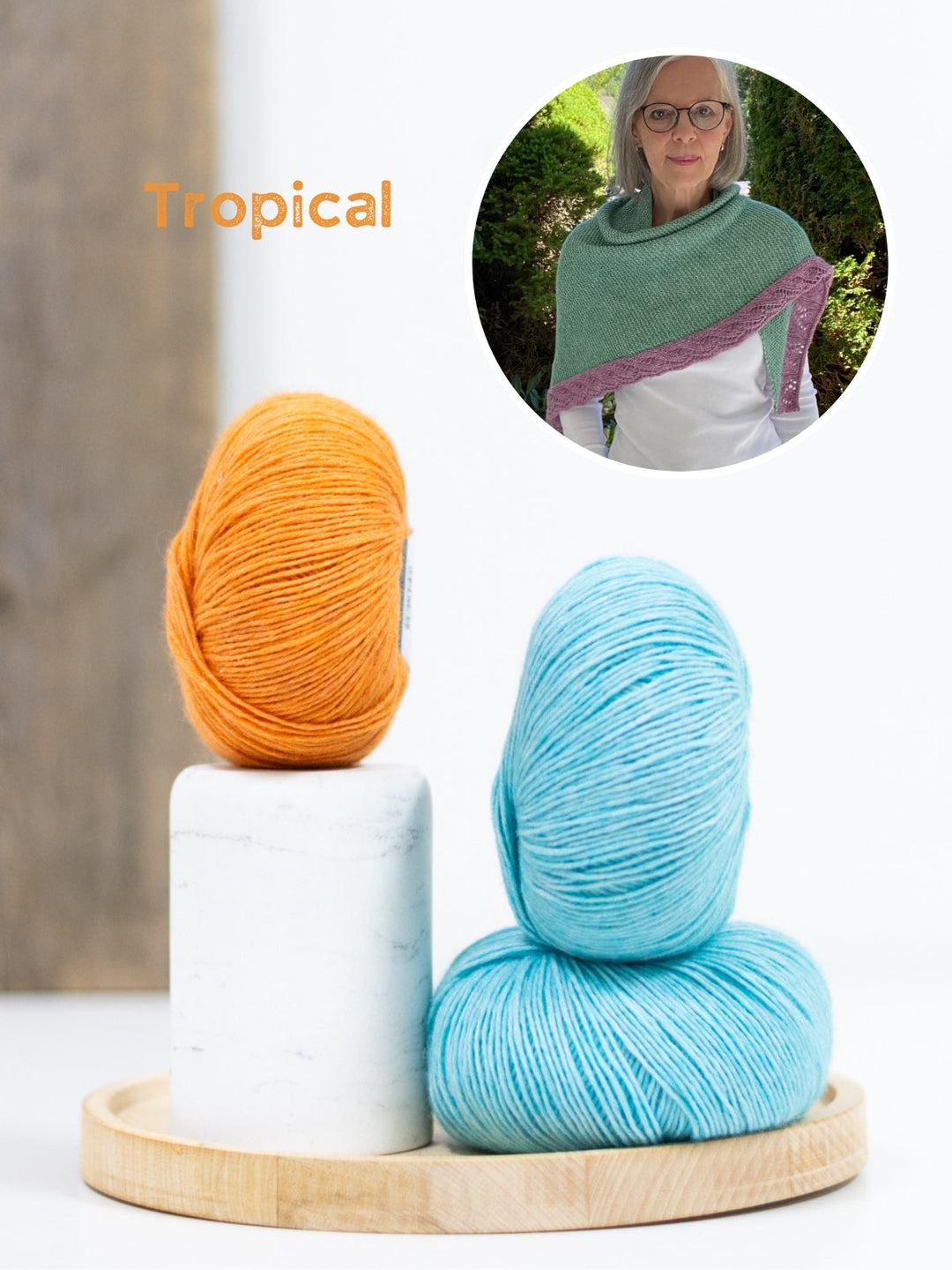 Strickpaket Lizas Tuch Tender Vines