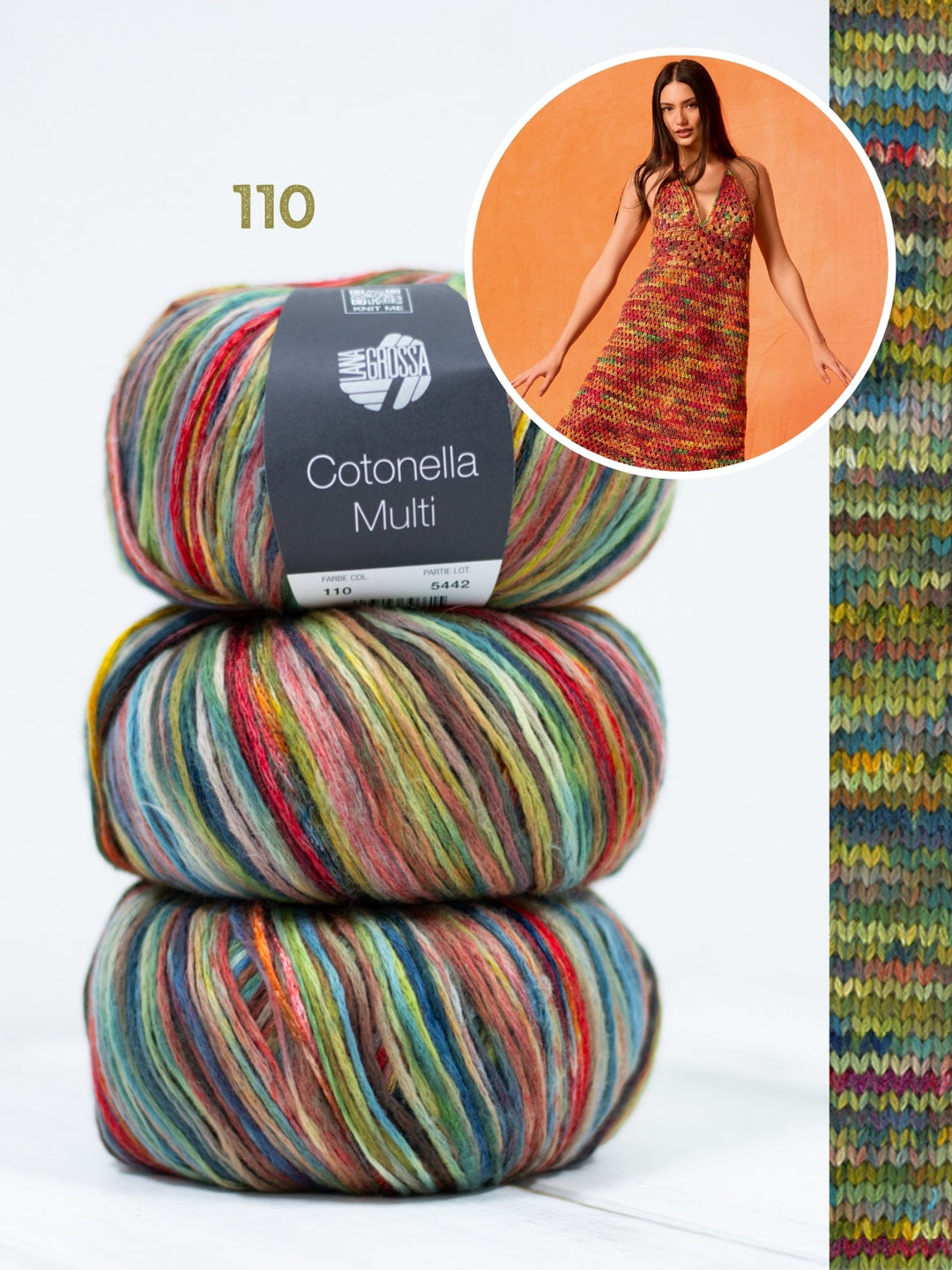 Häkelpaket Cotonella Multi Kleid