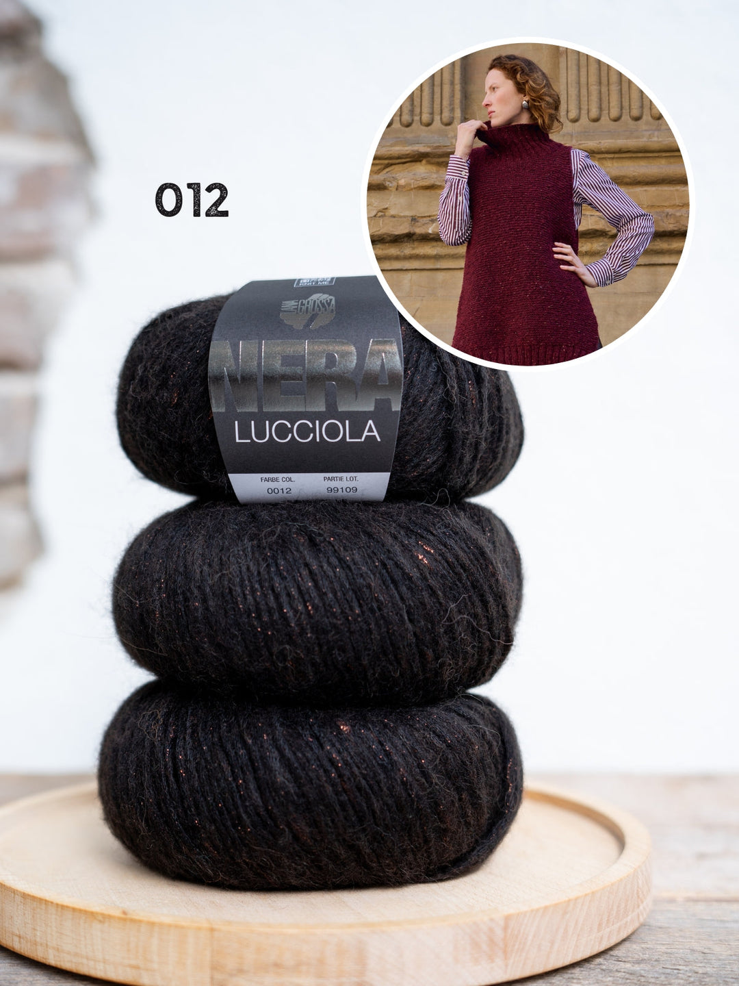Strickpaket Lucciola langer Pullunder
