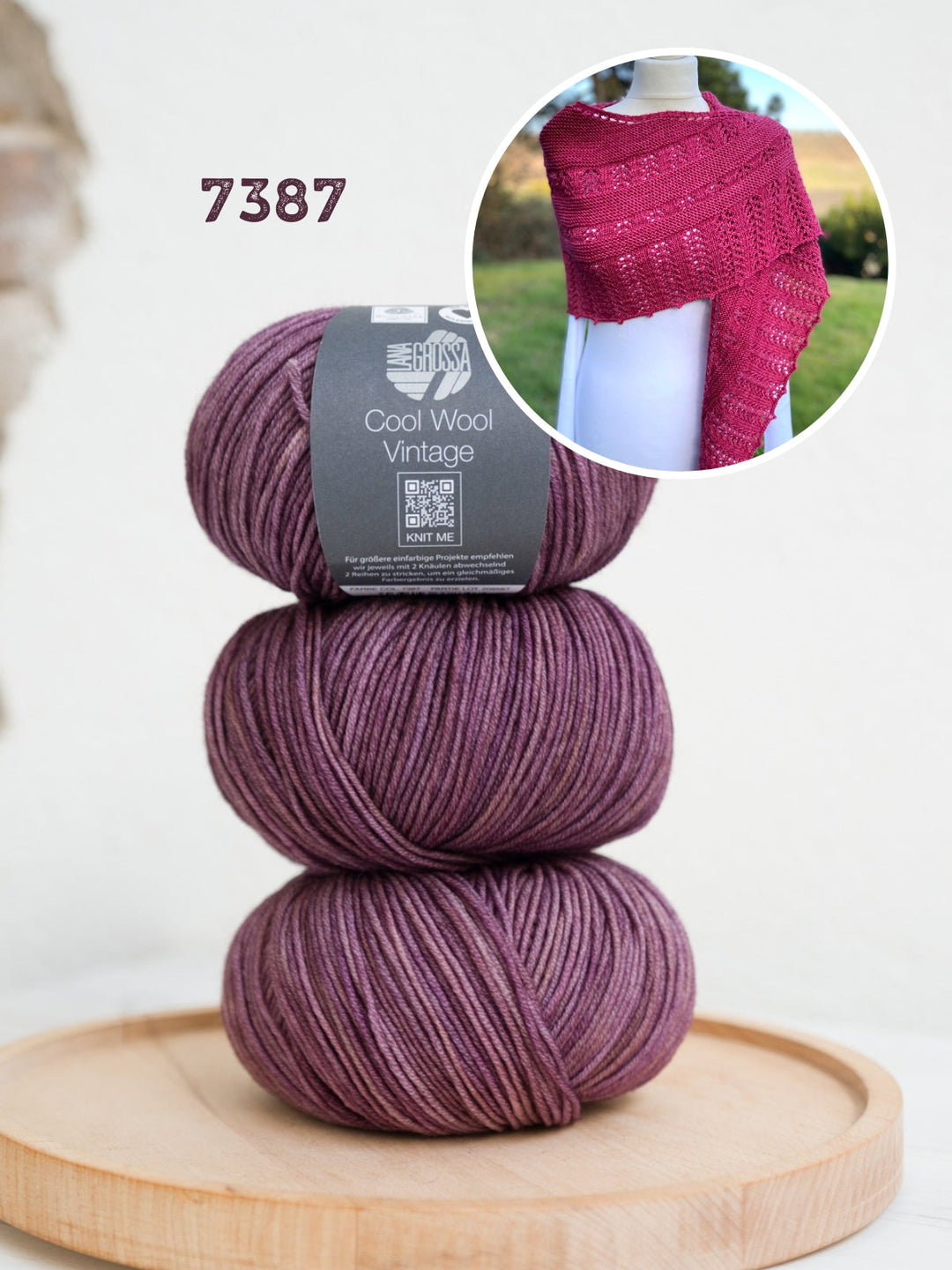 Strickpaket Lizas Tuch Muskatblüte