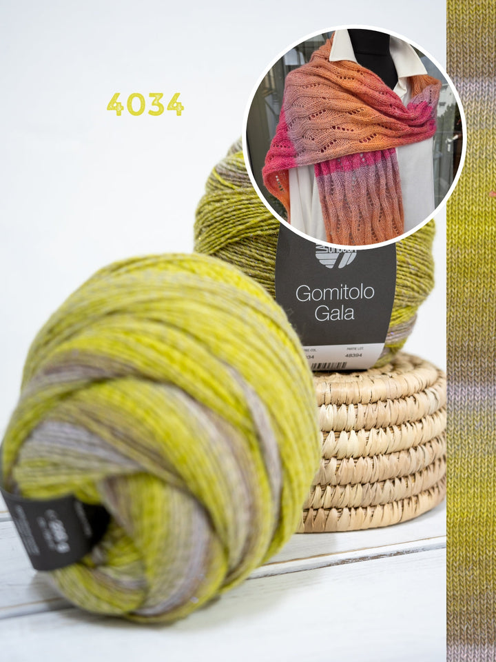 Strickpaket Lizas Schal Wintermorgen