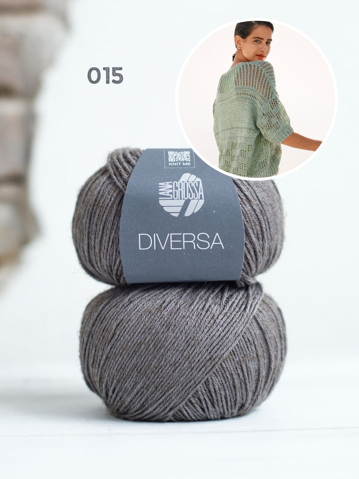 Strickpaket Diversa Jacke im Mustermix