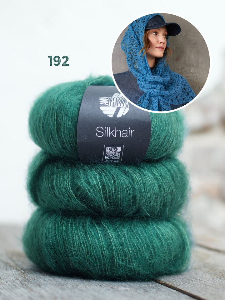 Häkelpaket Silkhair Ajourschal