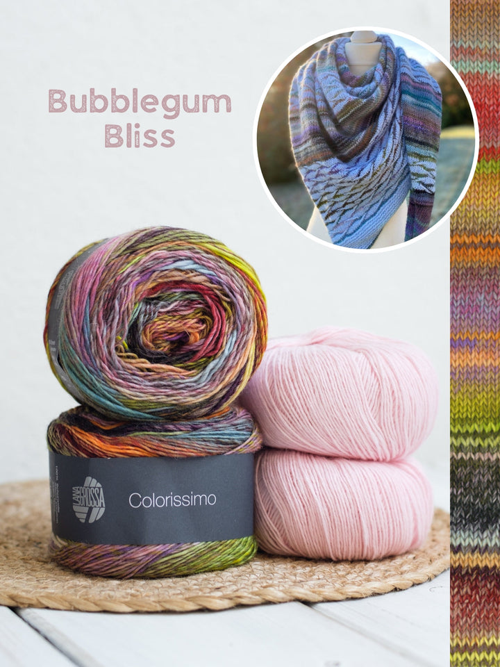 Strickpaket Lizas Tuch New Waves - Colorissimo Ecopuno