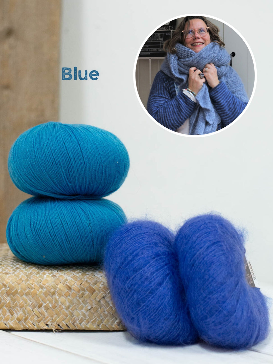 Strickpaket 'Kolding' Schal Chris Berlin