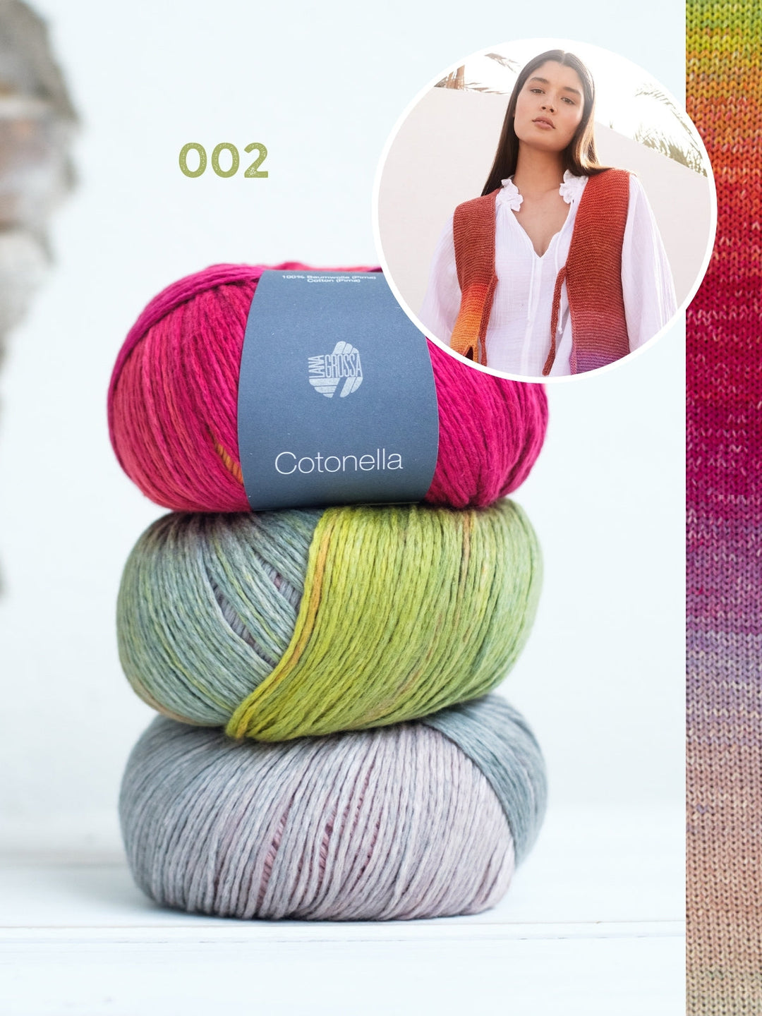 Strickpaket Cotonella Weste