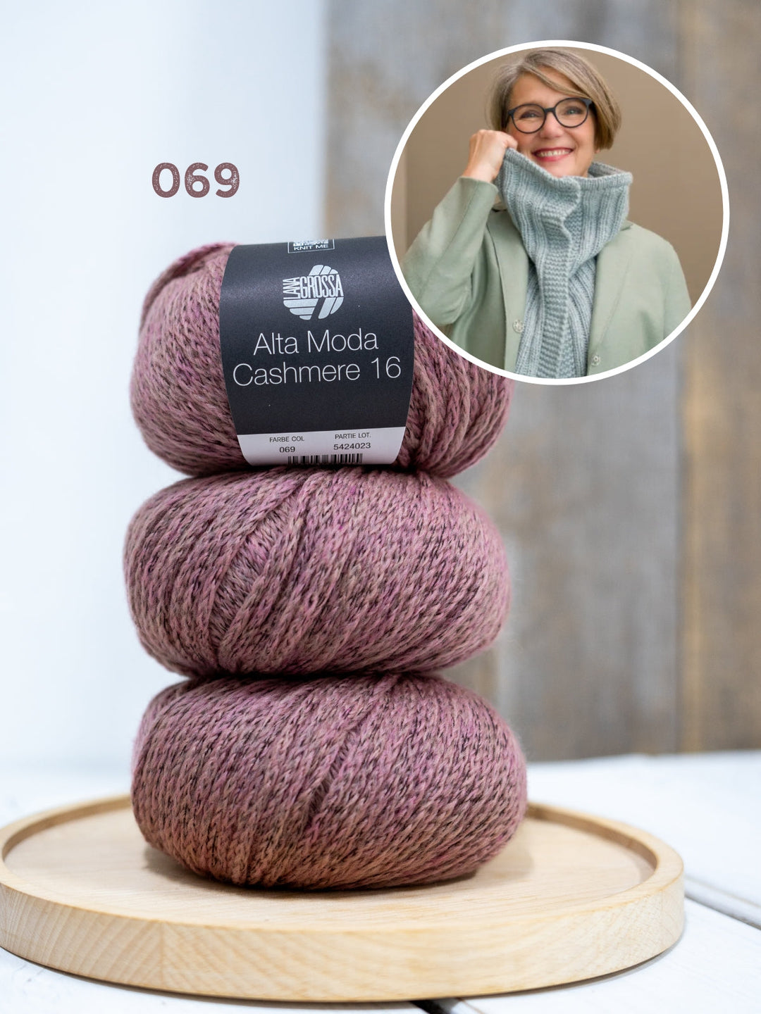 Strickpaket Offener Loop-Schal – Tanja Steinbach