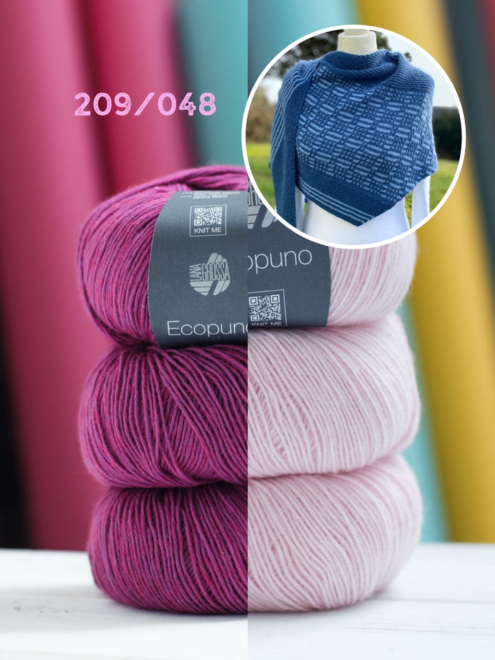 Strickpaket Lizas Tuch Square Garden