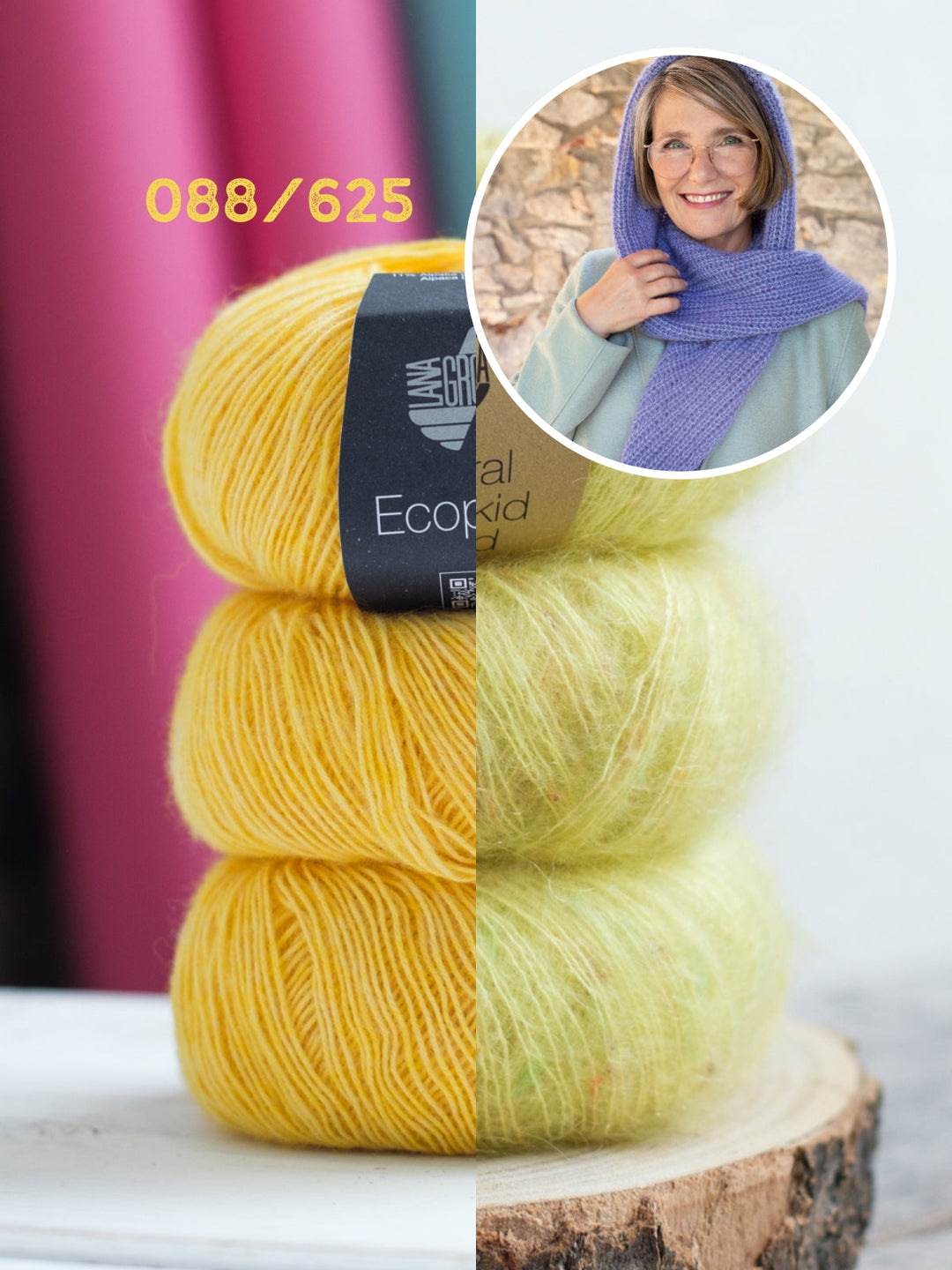 Strickpaket Cappuccio Kapuzenschal