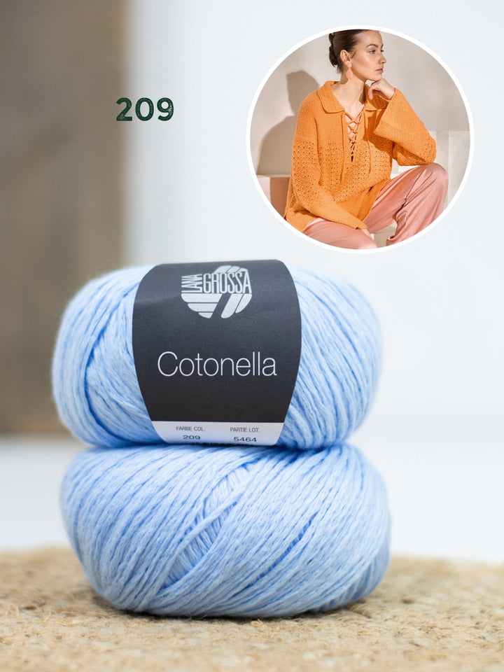 Strick- und Häkelpaket Cotonella Pullover