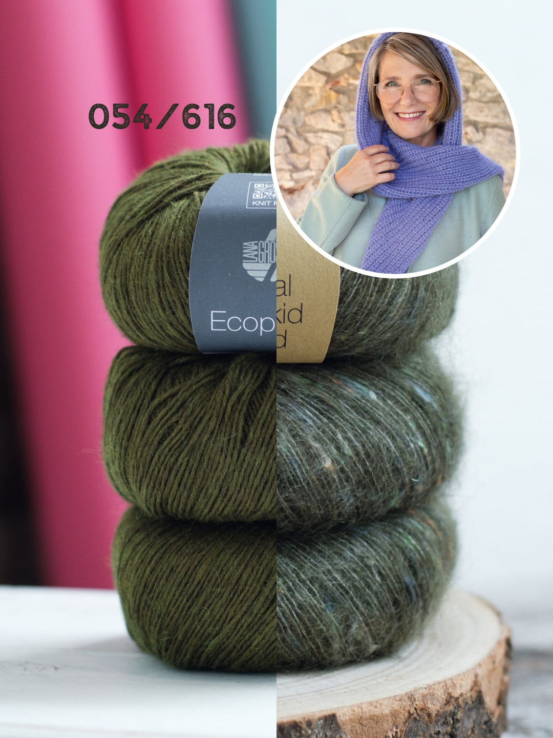 Strickpaket Cappuccio Kapuzenschal