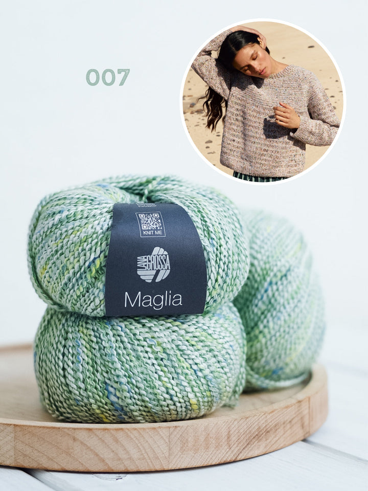 Häkelpaket Maglia Raglanpullover
