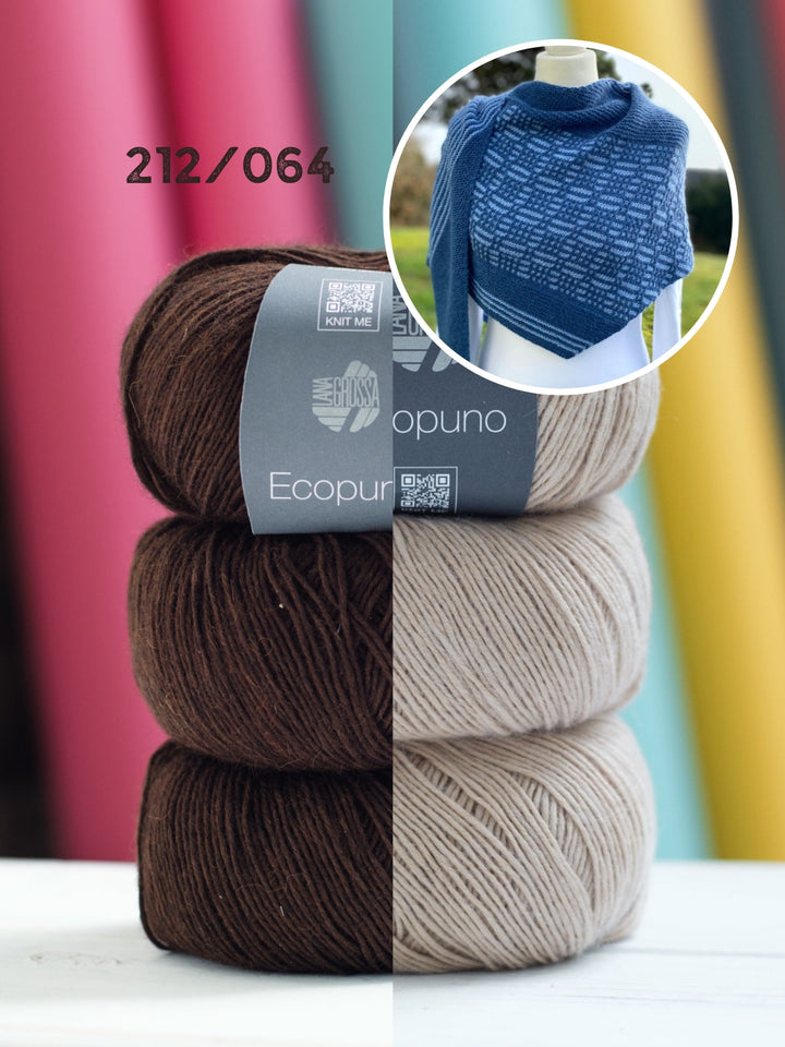 Strickpaket Lizas Tuch Square Garden