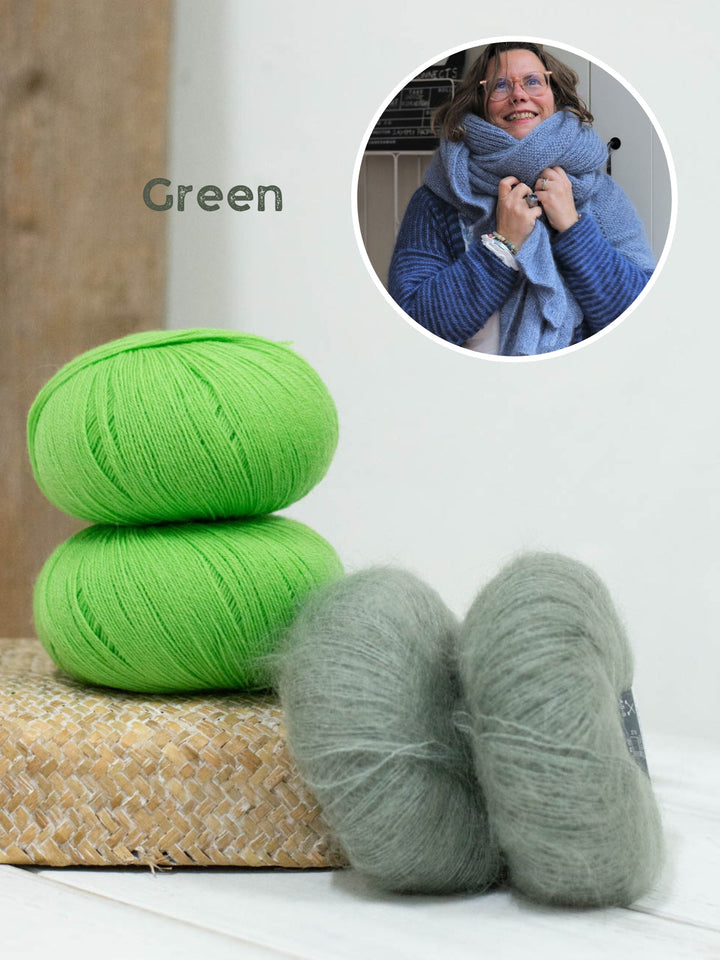 Strickpaket 'Kolding' Schal Chris Berlin