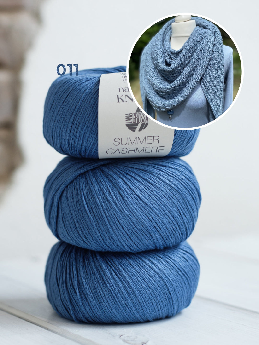 Strickpaket Lizas Tuch Little Blossoms