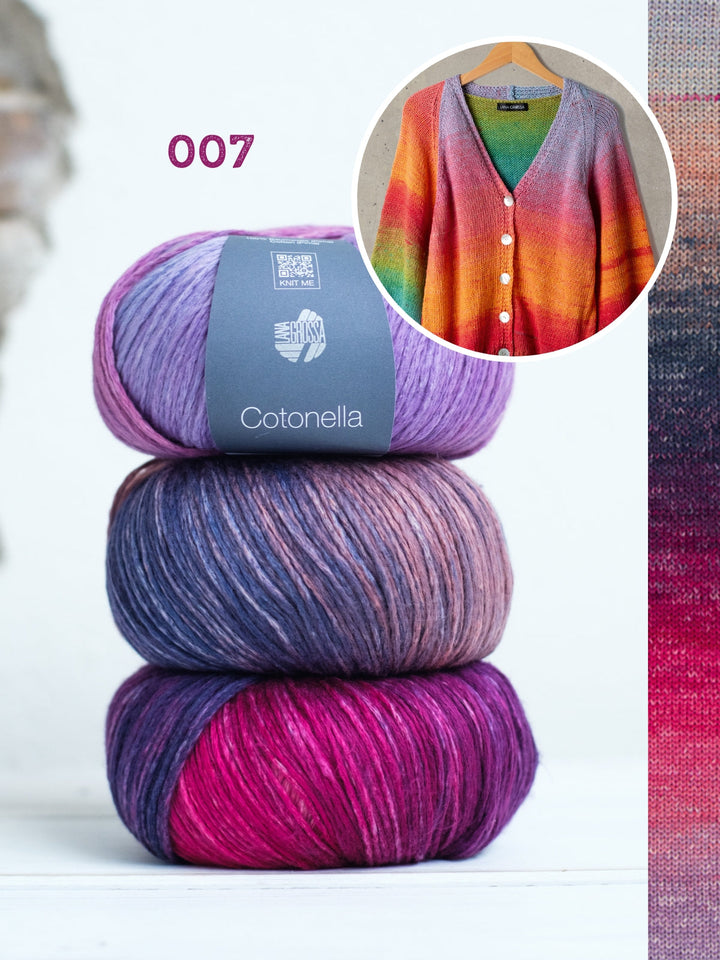 Strickpaket Cotonella Raglanjacke