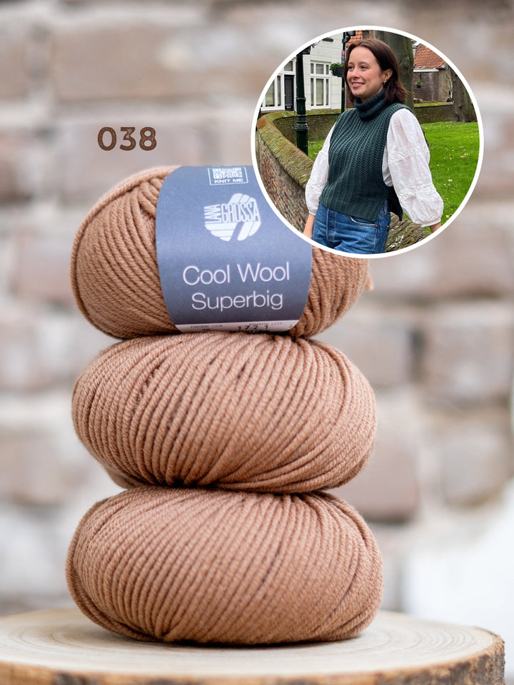 Häkelpaket Cardamom Pullunder – Studio Hook & Yarn