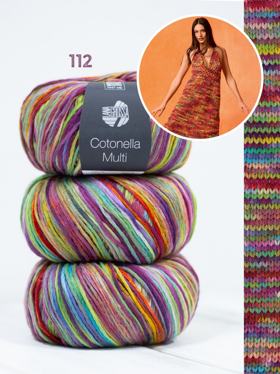 Häkelpaket Cotonella Multi Kleid