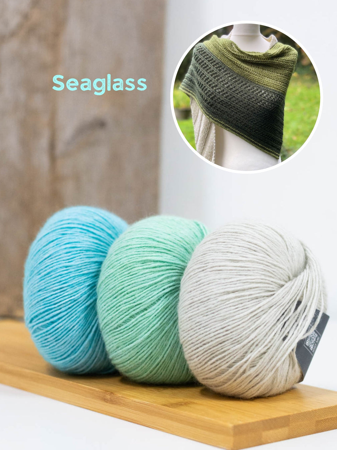 Strickpaket Lizas Tuch Kieselsteine
