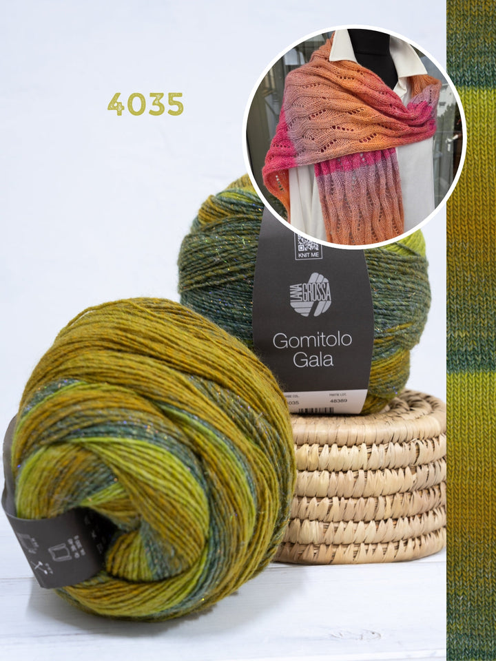 Strickpaket Lizas Schal Wintermorgen